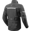 Revit Poseidon 2 Black Textile Motorcycle Jacket Back                                                                                                                                                                                                          