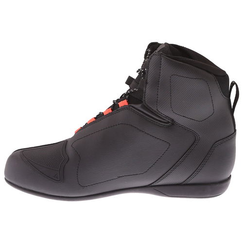 Dainese Raptors D-WP Shoes Black Black Fluo Red Mens - 7 - EU 41