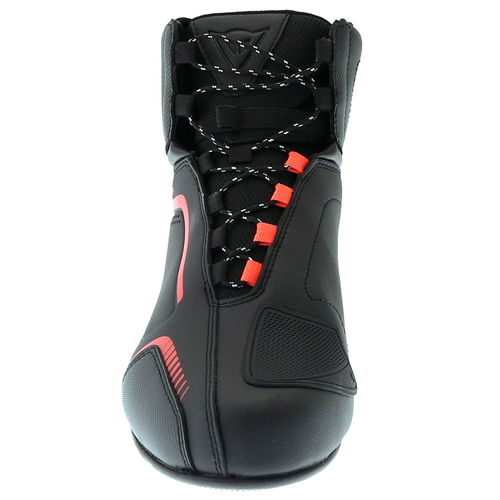 Dainese Raptors D-WP Shoes Black Black Fluo Red Mens - 7 - EU 41