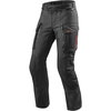 Revit Sand 3 Black Textile Motorcycle Pants Front                                                                                                                                                                                                              