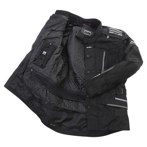 IXS Nemesis Jacket Black Mens - 3XL
