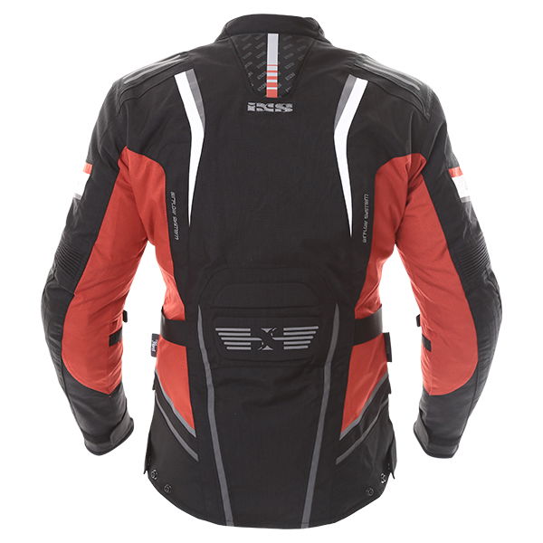 IXS Nemesis Jacket Black Red White Mens - S