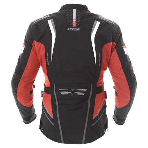 IXS Nemesis Jacket Black Red White Mens - S