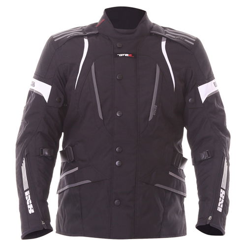 IXS Nemesis Jacket Black White Mens - M