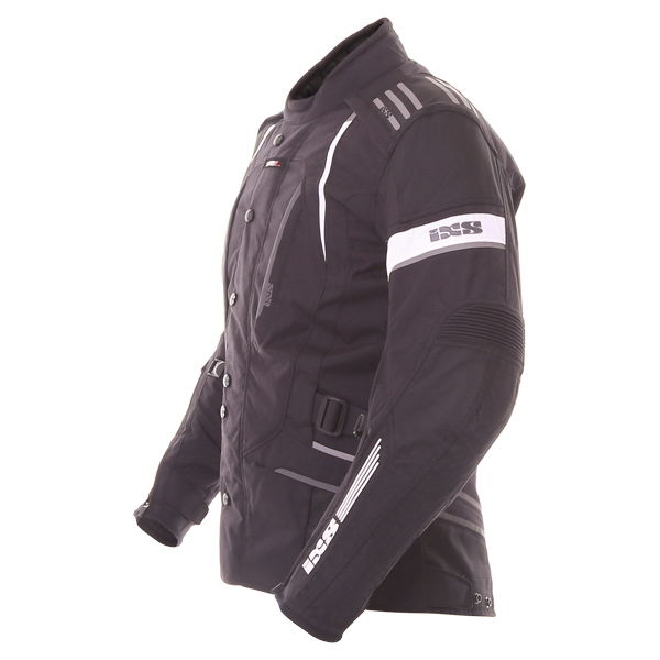 IXS Nemesis Jacket Black White Mens - M