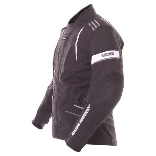 IXS Nemesis Jacket Black White Mens - M