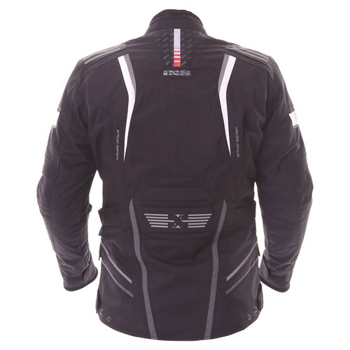 IXS Nemesis Jacket Black White Mens - M