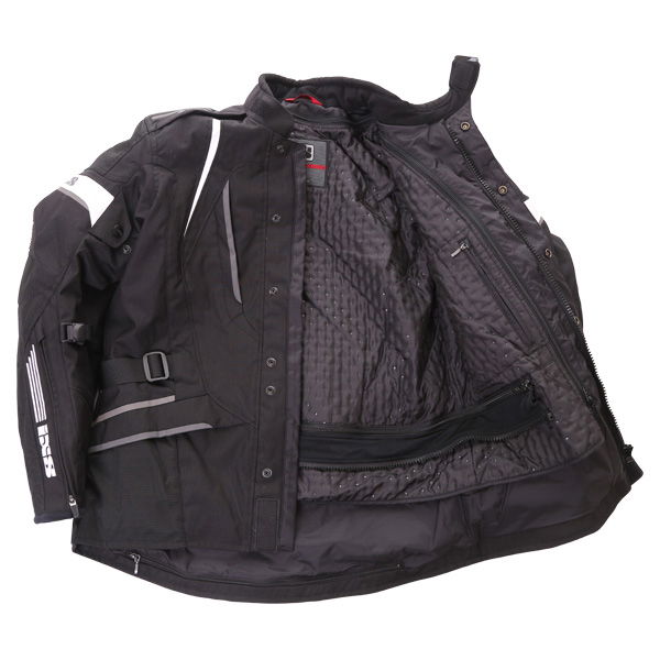IXS Nemesis Jacket Black White Mens - M