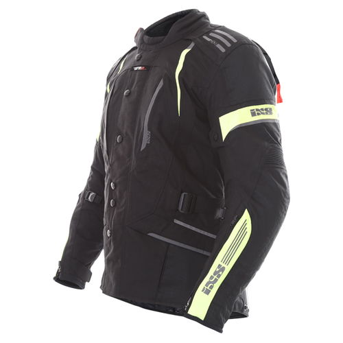 IXS Nemesis Jacket Black Yellow Mens - S