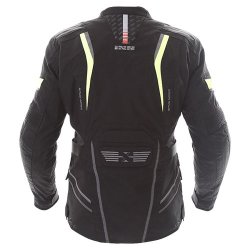 IXS Nemesis Jacket Black Yellow Mens - S