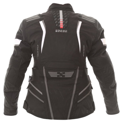 IXS Nemesis Ladies Jacket Black White Ladies - L