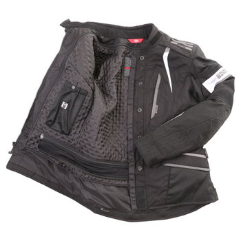 IXS Nemesis Ladies Jacket Black White Ladies - L