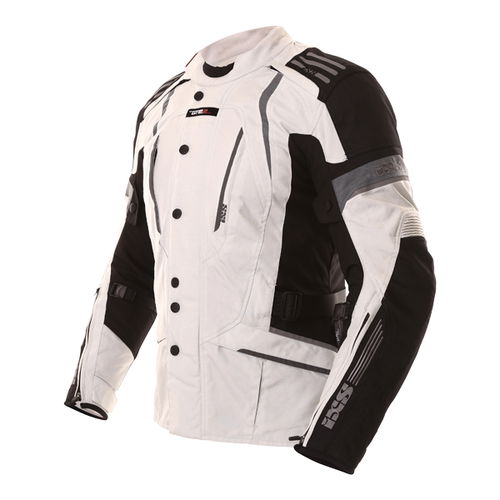 IXS Nemesis Jacket Grey Black Silver Mens - M