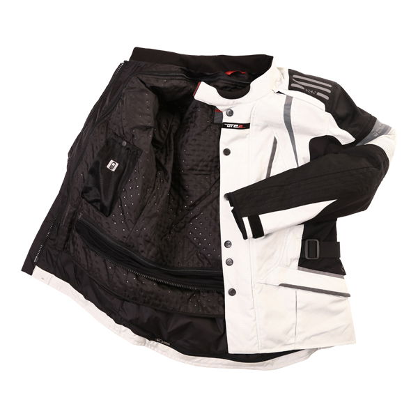 IXS Nemesis Jacket Grey Black Silver Mens - M