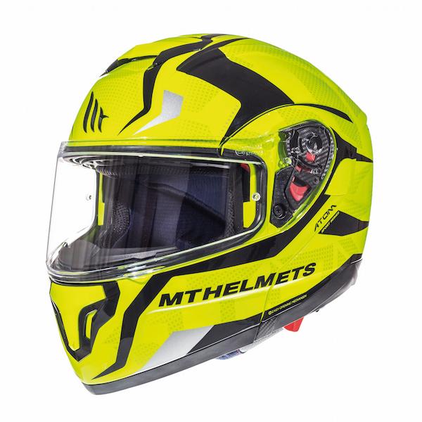 MT Atom Divergence Helmet Fluo Yellow M (57-58 cm)