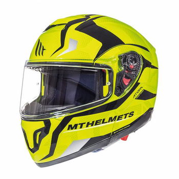 MT Atom Divergence Helmet Fluo Yellow M (57-58 cm)