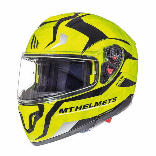 MT Atom Divergence Helmet Fluo Yellow M (57-58 cm)