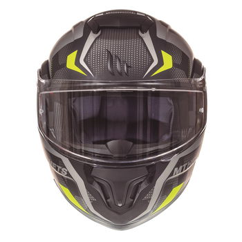 MT Atom Divergence Helmet Matt Grey Fluo S (55-56 cm)