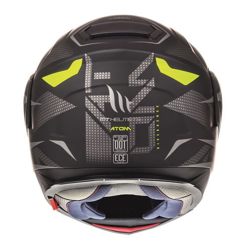 MT Atom Divergence Helmet Matt Grey Fluo S (55-56 cm)