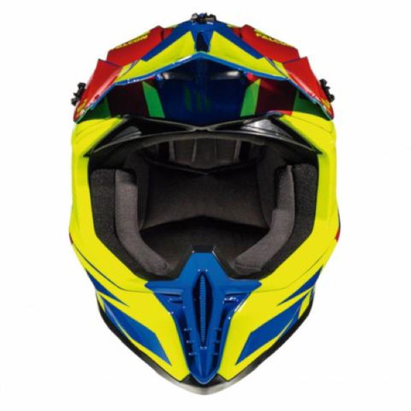 MT Falcon Weston Helmet Blue Fluo Yellow Red XL (61-62 cm)