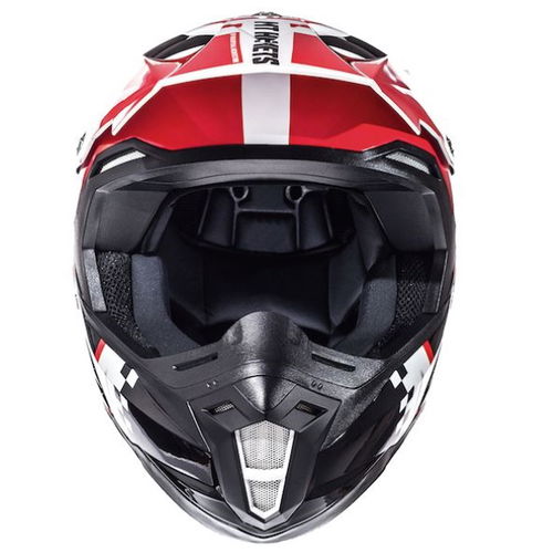 MT Synchrony Endurance Helmet White Black Red XL (61-62 cm)
