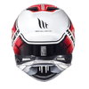 MT Synchrony Endurance Helmet White Black Red XL (61-62 cm)