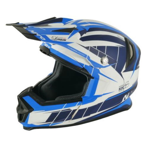 Nitro NRS-MX Lithium Helmet Satin Blue White