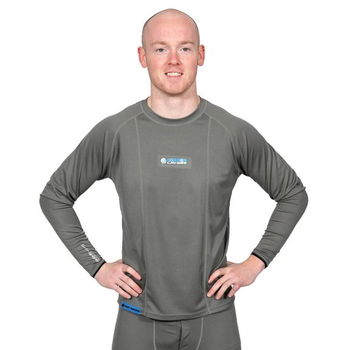 Oxford Products Layers Cool Dry Mens Top - Grey