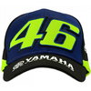 Valentino Rossi VR46 Yamaha Racing Royal Blue Baseball Cap Front                                                                                                                                                                                               