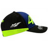 Valentino Rossi VR46 Yamaha Racing Royal Blue Baseball Cap Right Side                                                                                                                                                                                          