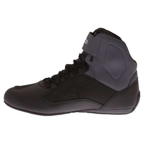 Alpinestars Faster-3 Drystars Black Grey Yellow Fluo Motorcycle Shoes Inside leg                                                                                                                                                                               