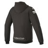 Alpinestars Stella Sektor Tech Ladies Black White Fuchsia Textile Motorcycle Hoodie Back                                                                                                                                                                       