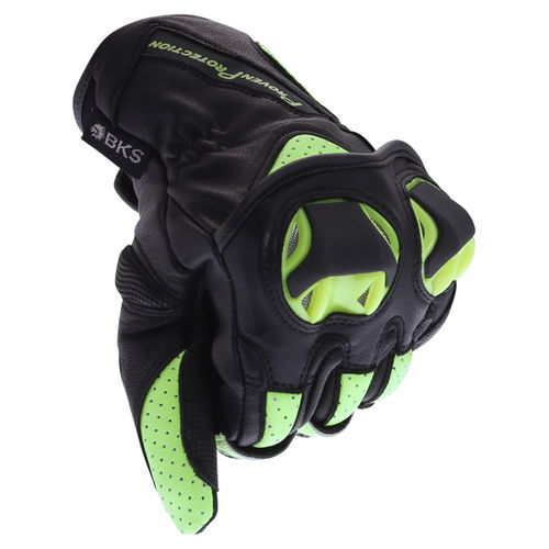 BKS 103 Circuit Gloves Black Yellow Fluo Mens - M