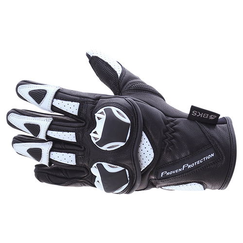 BKS 103 Circuit Gloves Black White Mens - M
