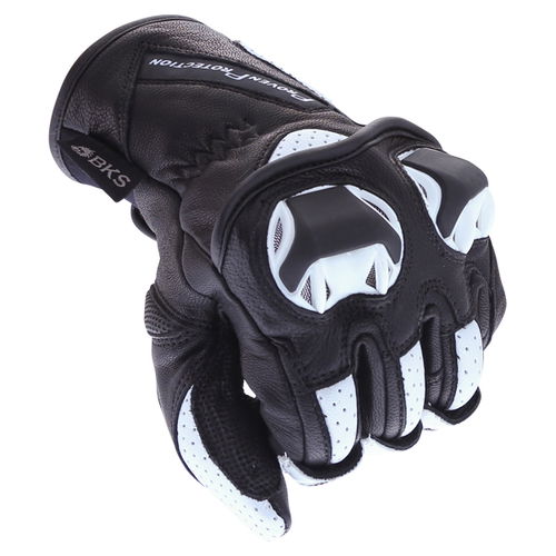BKS 103 Circuit Gloves Black White Mens - M