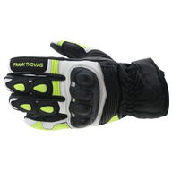 A07-18 Street Gloves Black White Fluo Yellow