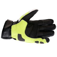 A07-18 Street Gloves Black White Fluo Yellow