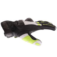 A07-18 Street Gloves Black White Fluo Yellow