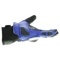 A07-18 Street Gloves Black White Blue