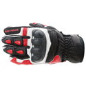 A07-18 Street Gloves Black White Red