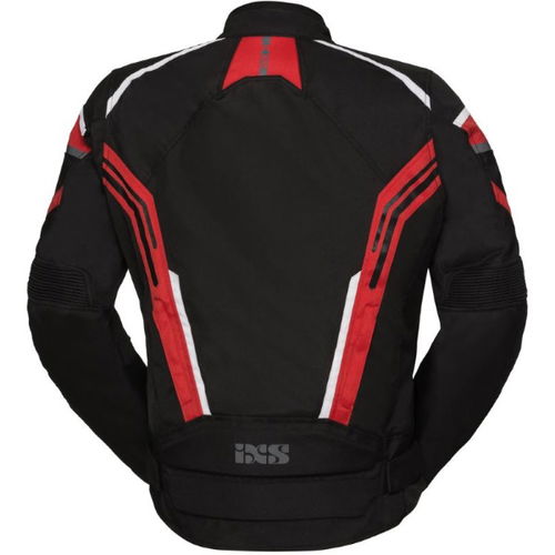 IXS RS-400-ST Sport Jacket Black Red White Mens - S