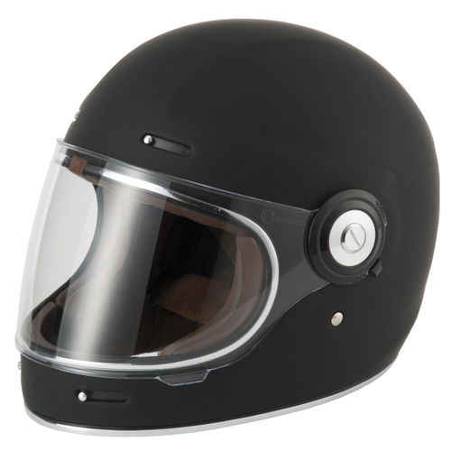 Vcan V135 Retro Helmet Matt Black M (57-58 cm)