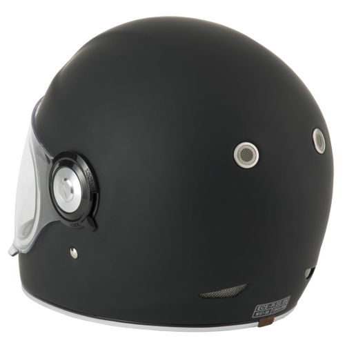 Vcan V135 Retro Helmet Matt Black M (57-58 cm)