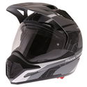 FTAS001 Adventure Sport Helmet Matt Black Grey Silver