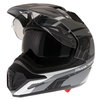 Frank Thomas FTAS001 Adventure Sport Helmet Matt Black Grey Silver XS (54 cm)