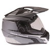 Frank Thomas FTAS001 Adventure Sport Helmet Matt Black Grey Silver XS (54 cm)
