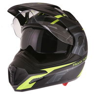 FTAS001 Adventure Sport Helmet Matt Black Yellow