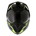 FTAS001 Adventure Sport Helmet Matt Black Yellow