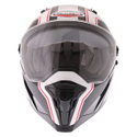Stunt Blade Helmet White Black Red