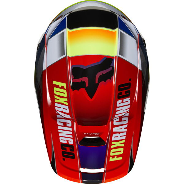 Fox V1 Yorr Helmet Blue Red M (57-58 cm)